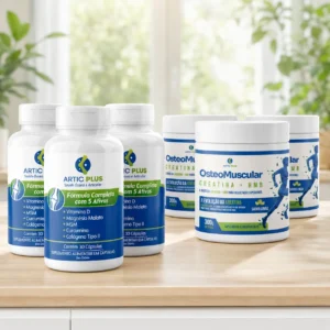 Kit Movimento 360° — 3 ARTIC PLUS + 3 OsteoMuscular